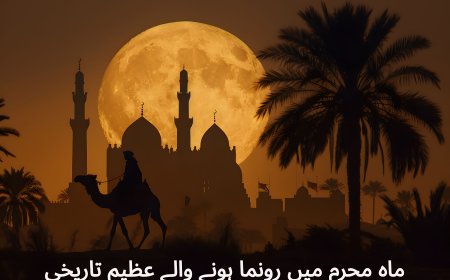 ماہ محرم میں رونما ہونے والے عظیم تاریخی واقعات
